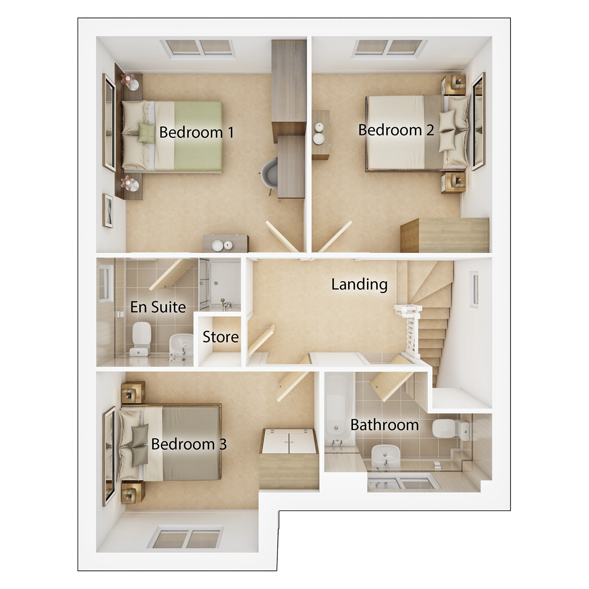 Taylor Wimpey 2 Bedroom House Floor Plan 